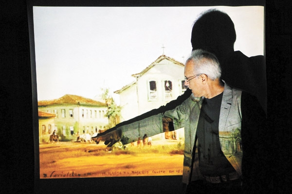 Historiador Beto Monteiro durante o primeiro Memoriarte